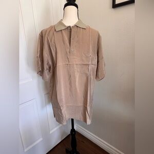 Men's Beige Polo Shirt